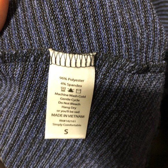 S Black and Blue micro stripe Sarah - Picture 4 of 4